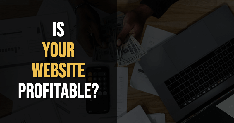 website profitability: how to make your website pay for itself